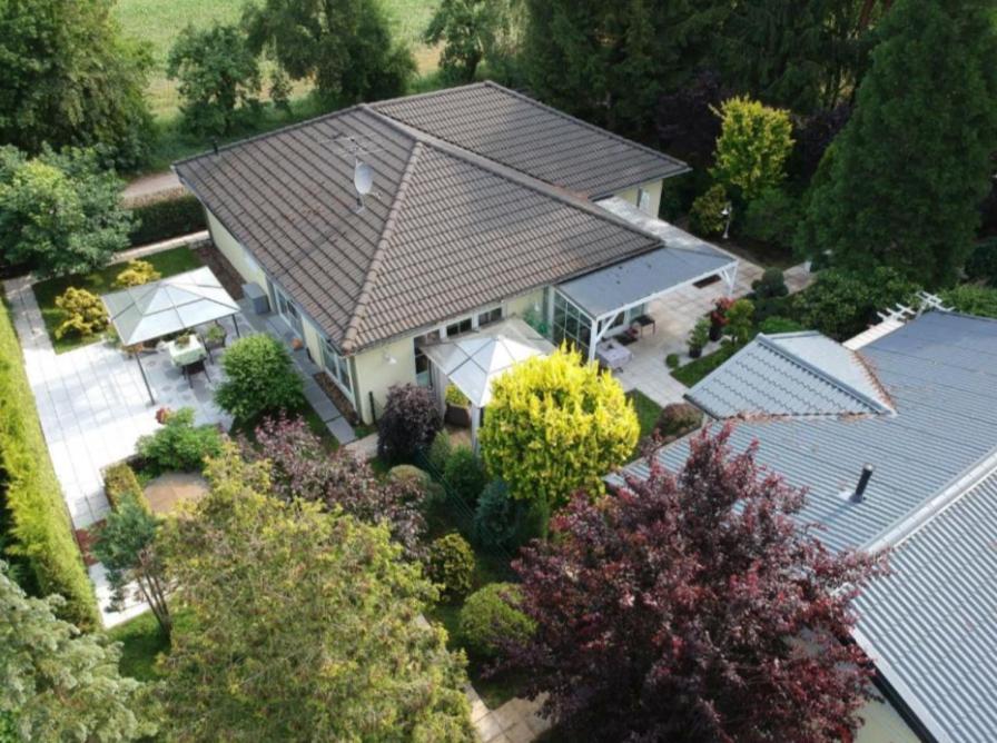 Ferienhaus Blaumond Mit Gartensauna Wandlitz Esterno foto